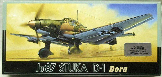 Fujimi 1/72 Junkers Stuka Ju-87 D-1 / D-3 / D7 Dora - II/St.G2 'Immelmann' (D-3) or Geschwader Stab. Of St.G3 (D-1/Trop), F-14 plastic model kit